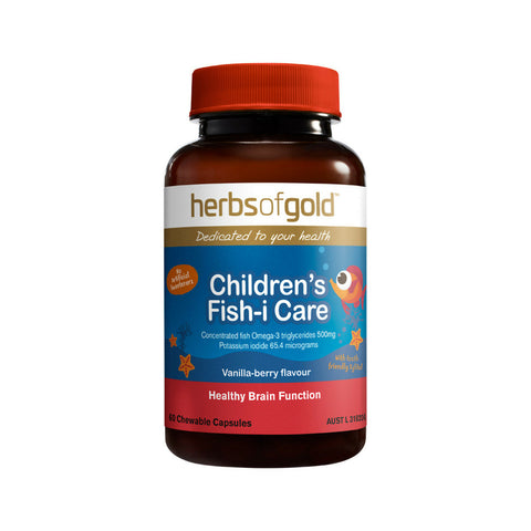 Herbs of Gold Children's Fish-I-Care (chewable) 60c