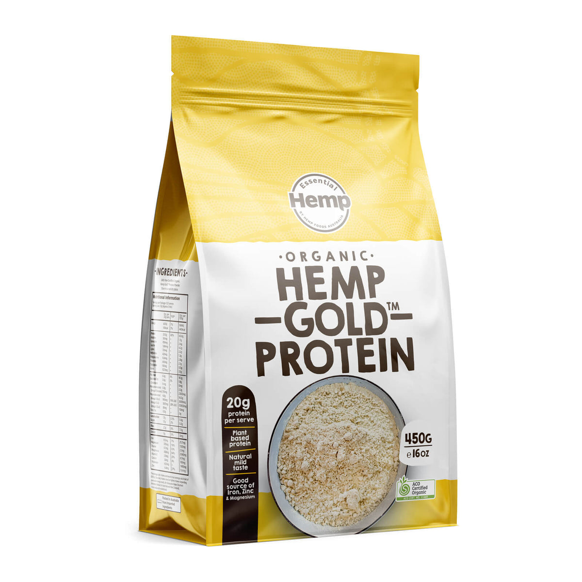 Essential Hemp Organic Hemp Gold® Protein 450g Cherish Health