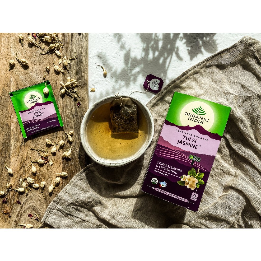 Organic India Tulsi Jasmine 25 tea bags