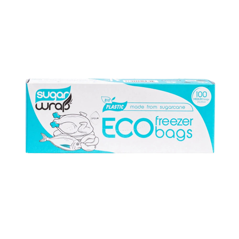 SUGAR WRAP Eco Freezer Bags Medium x100