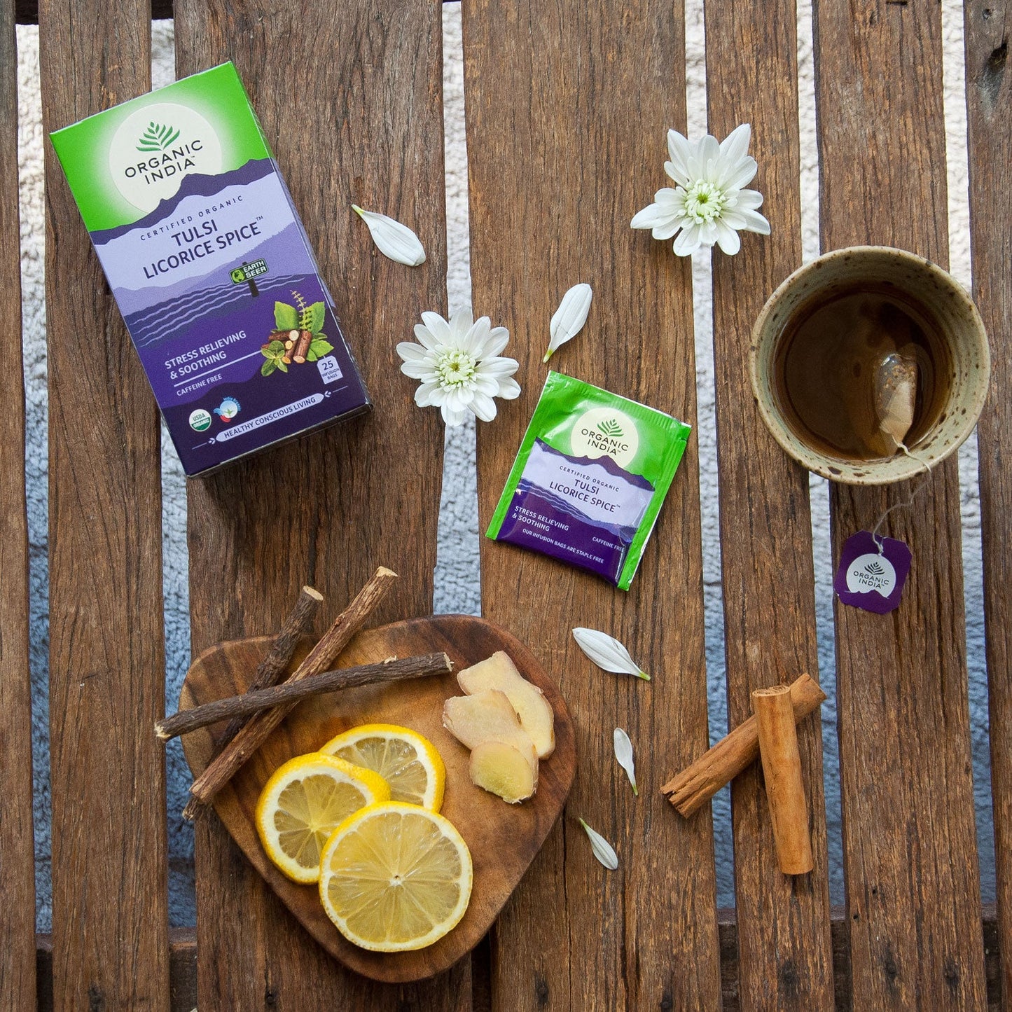 Organic India Tulsi Licorice Spice 25tb