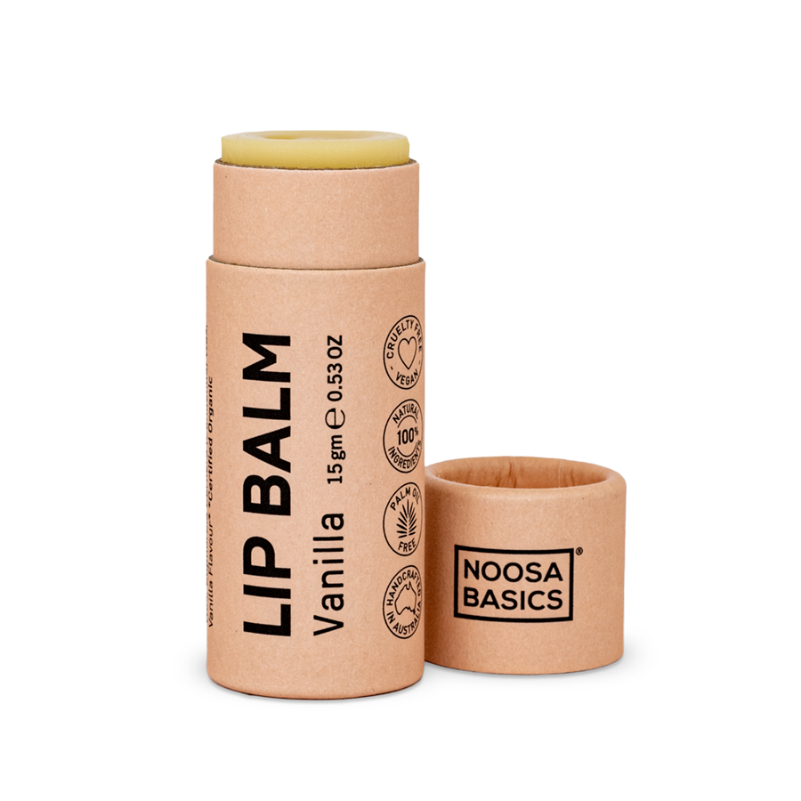 Noosa Basics Organic Lip Balm Vanilla 6g