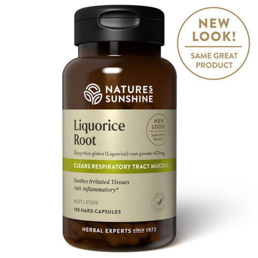 Nature's Sunshine Liquorice Root 425mg 100c