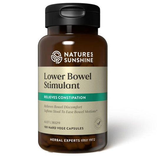 Natures Sunshine Lower Bowel Stimulant 100 Capsules