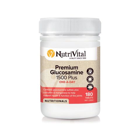 NUTRIVITAL Premium Glucosamine Plus 1500mg 180T