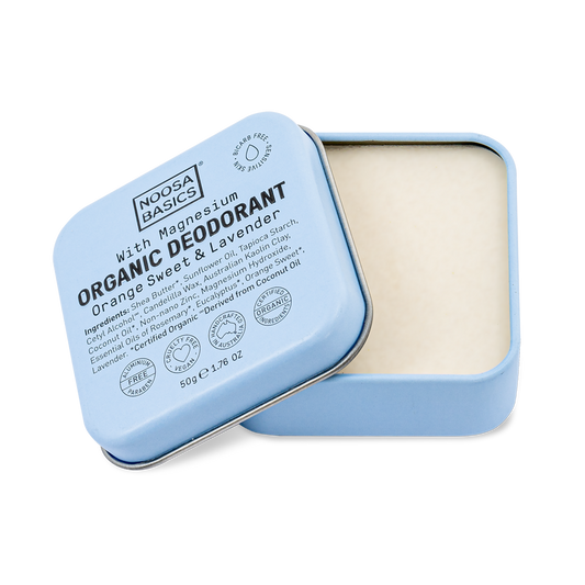 Noosa Basics Deodorant Tin - Sweet Orange & Lavender 50g