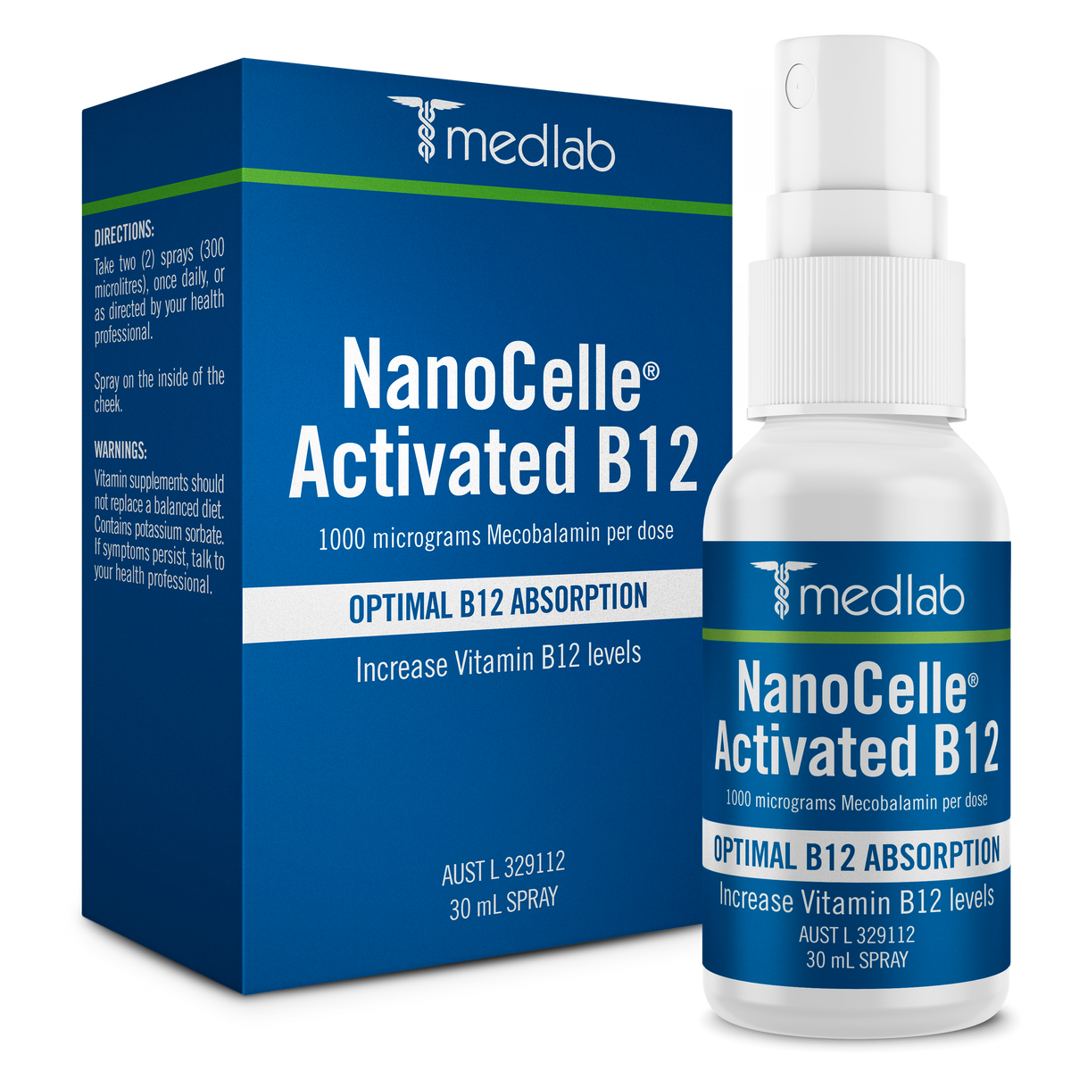 MEDLAB Nanocelle Activated B12 30