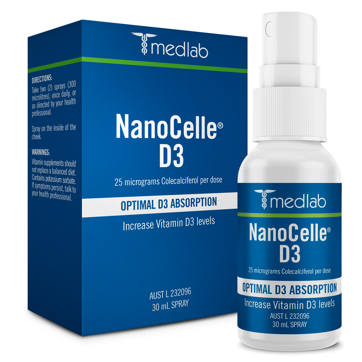 MEDLAB Nanocelle D3 30mL