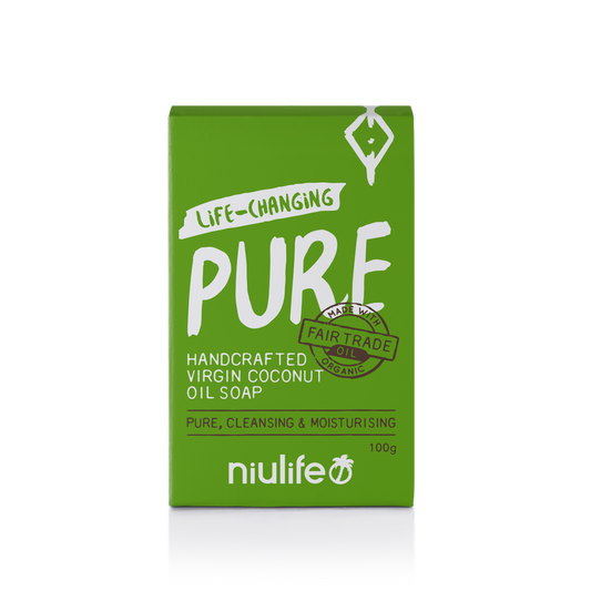 Nuilife Virgin Coconut Oil Soap Pure 100g