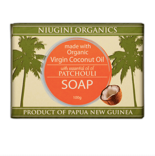 Niugini Virgin Coconut oil Soap- Patchouli 100g