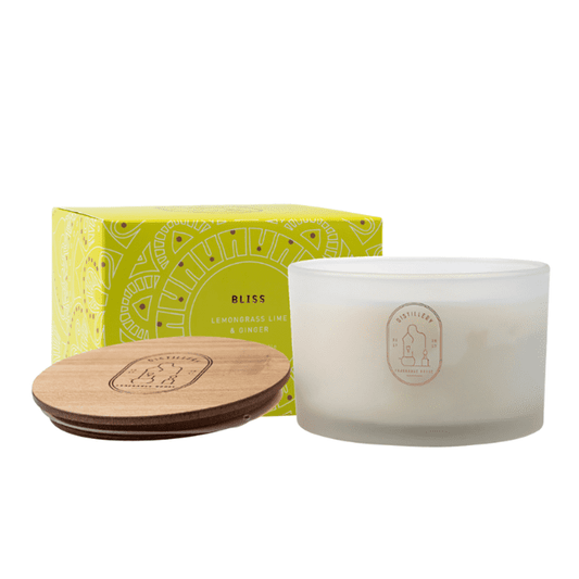 Distillery Fragrance House Soy Candle Bliss (Lemongrass Lime & Ginger) 450g