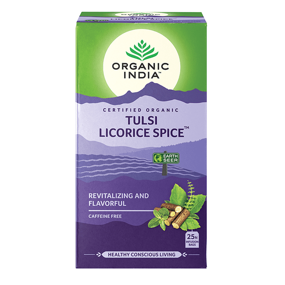 Organic India Tulsi Licorice Spice 25 tea bags