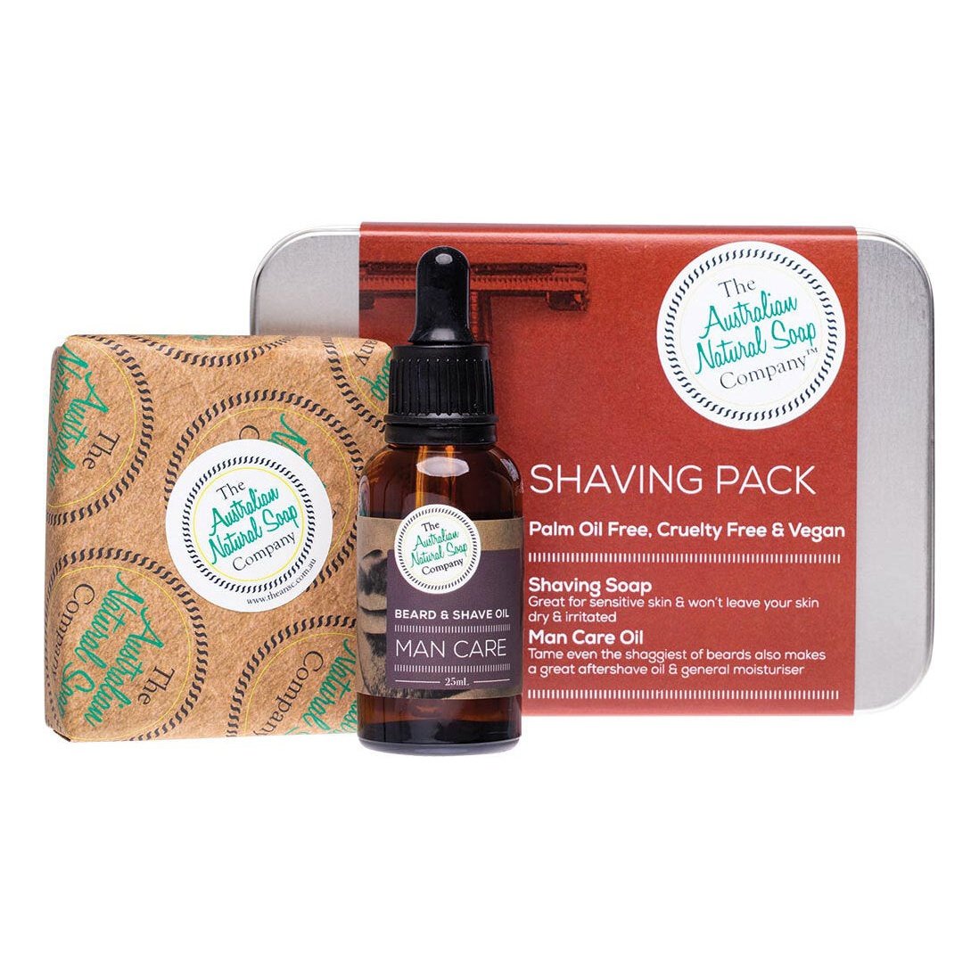 The Australian Natural Soap Company Shaving Pack  Beauty Boost 500ml