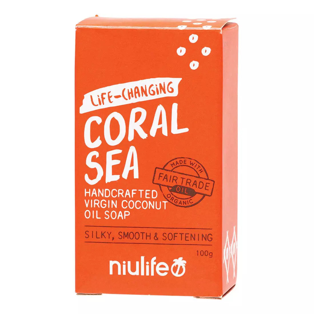 NIULIFE Coconut Oil Soap- Coral Sea 100g