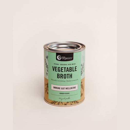 Nutra Organics Vegetable Broth - Garden Veggie 125G