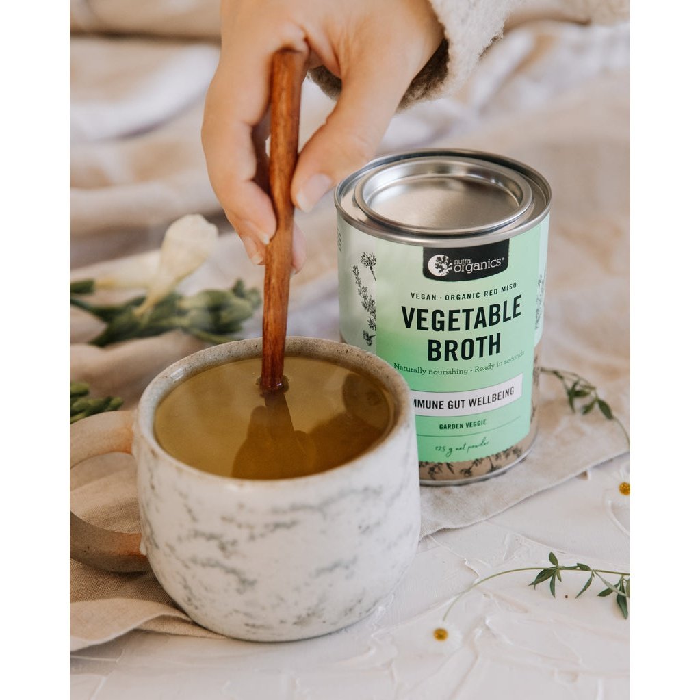 Nutra Organics Vegetable Broth - Garden Veggie 125G