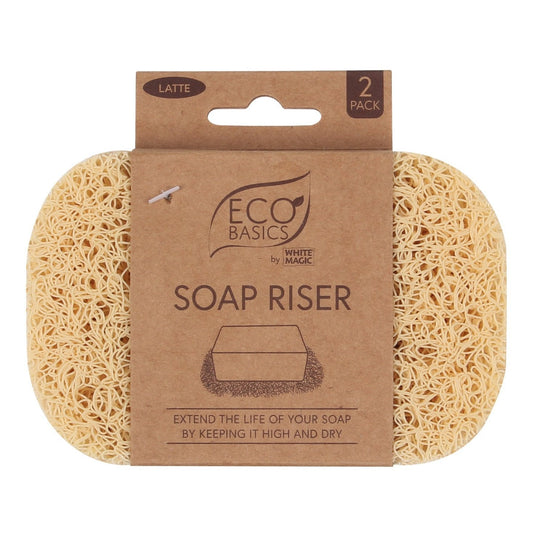 White Magic Soap Riser - Latte 2Pk