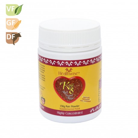 HealthWise Koji8 Red Yeast Rice 150g