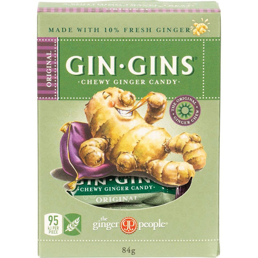 The Ginger People Gin Gins Ginger Candy Chewy Original 84g