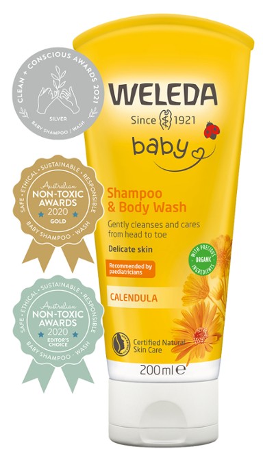 Weleda Calendula Baby Shampoo & Body wash 200ml